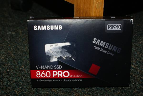 Samsung 860 PRO, SATA 6 Gb/s, 2½”, SSD, 512 GB - computer parts