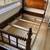 Antique Twin size Cherry wood spindle Bed frame 2 thumbnail