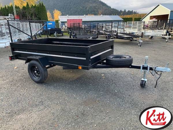 2023 Warrior 5x8 Utility Box Trailer w/ Ramp 1