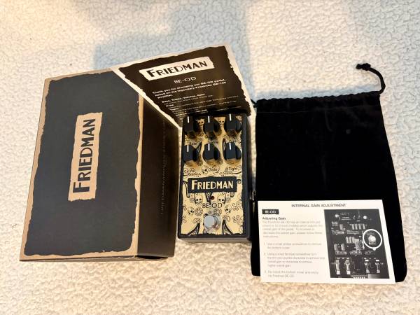 Friedman BE-OD LTD Artisan Edition Pedal 1