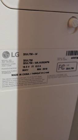 LG 32UL750-W Monitor 32
