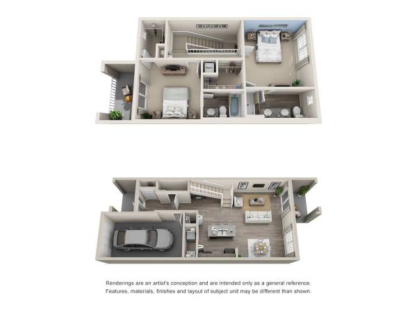 $1,968 / 2br - 1393ft2 - Two month's FREE on a 15-month lease! Spacious townhouse with garage! (Port Saint Lucie)63799881069825121