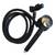 Shower head with hose + on/off switch - Black 2 thumbnail