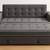 Serta Augustus Convertible Queen Sleeper Sofa (Charcoal) $500 OBO 2 thumbnail