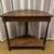Half-Round Wood side table. Half moon accent table, plant stand. Free to ask, I  4 thumbnail