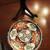 vintage rare hand painted Chinese plate on stand from 1900s 6 thumbnail