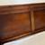 Queen bed frame and dresser set - dark wood 2 thumbnail