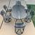 Patio Set Outdoor furniture Hanamint Newport 6 Seat Dining 7ft 90lb Oval Table 4 thumbnail