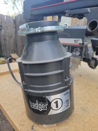 Garbage Disposal (Insinkerator, Badger) 1/3HP & 1/2HP, Work Great 1