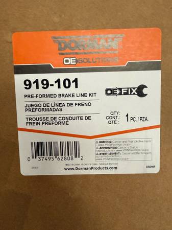 Líneas de freno de eje trasero para Chevrolet y GMC 1500 2003-2007 - $20 (Ferndale)63435792093443123