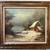 Original oil painting of winter rustic barn scene 1 thumbnail