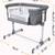 Baby Portable Bassinet & Sleeper Crib 2 in 1 - Grey 1 thumbnail