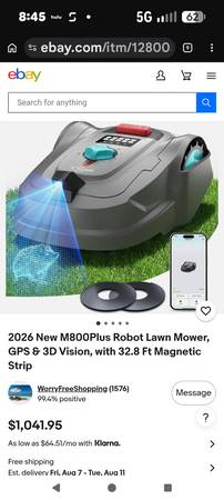 Yardcare M800 pro Robot Lawnmower 1