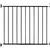 Black metal swing gate suitable for top of stairs 4 thumbnail