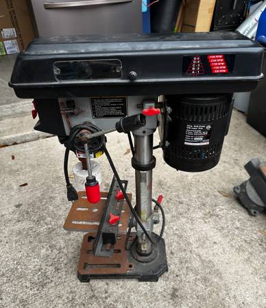 Craftsman 10" bench drill press with laser trac 1