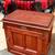 Solid oak end tables with doors 4 thumbnail