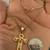 Italian 18K Yellow Gold Necklace with Beautiful Cross (Made in Italy) 4 thumbnail