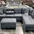 New sevthonal couch with ottoman / free delivery 1 thumbnail