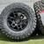 Black 17” TRD Pro Style Rims Toyota Wheels 33” Tires 4Runner Tundra 2 thumbnail