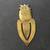 Solid Brass Pineapple Bookmark Made in Virginia 1 thumbnail