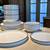 12-Piece Blue Rim Stoneware Dinnerware Set 1 thumbnail