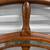 Antique mahogany 44" ships wheel w/mounting plate 3 thumbnail