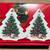 2 Vintage Christmas NOS Nikko Christmas Tree Ornaments 4 thumbnail