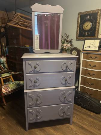 antique dresser for sale Ulla Johnson Darya Drop Waist Midi Dress Lichen
