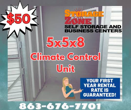 $50 / 200ft2 - Unidades de almacenamiento independientes asequibles / Espacio / Estacionamiento / Control climático 10x20 (lake wales)64149652713857123