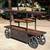Rustic Paxton Cast Iron & Reclaimed Teak Wood Bar Cart by World Inter 10 thumbnail
