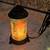 Wonderful Antique Tabletop Lamp with Forest Fire Image 2 thumbnail