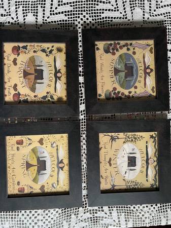 4 Seasons Framed Art 1