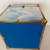 White Cat with Blue Eyes Wooden Trunk Chest Toy Storage Box 16" Cube 6 thumbnail