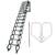 Black Loft Wall Ladder Stairs 022281 1 thumbnail