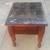 Marble Top 2 Cherry Wood End Table / Nightstand - 26x30x26 ½” 5 thumbnail