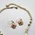 Vintage Hawaiian shell/pearl/glass bead? necklace earring set 3 thumbnail