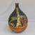 Flemish painted XL French Glass Demijohn 30 L. Bottle 6 thumbnail