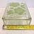 Trinket/Jewelry Box Glass 2-Compartment with Flowers on Lid /Vintage! 8 thumbnail