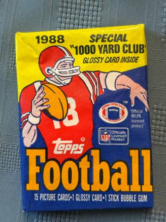 1988 Topps Football Wax Pack 1