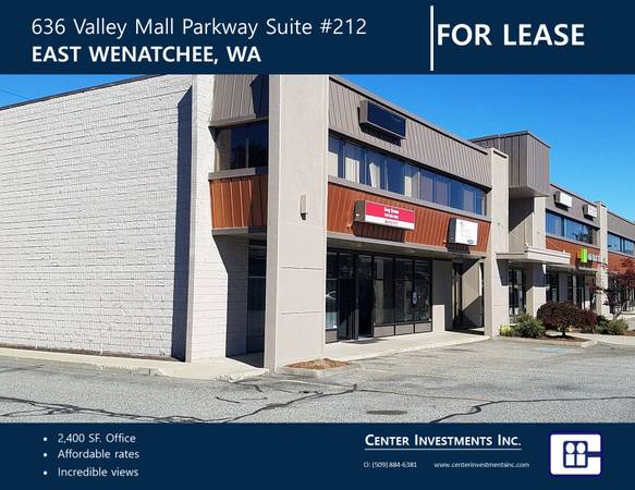 $3,200 / 2400ft2 - East Side Riverview Office (East Wenatchee)63654683442819120
