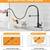 Firm Price! Brand New Matte Black Kitchen Faucet w/Pull Down Sprayer 2 thumbnail