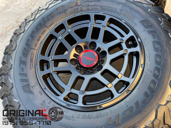 Llantas TRD PRO de 17" para Toyota Tacoma, 4Runner, Tundra, Sequoia, FJ - $1.750 (Rocklin)63440028173315123
