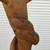 Hand carved wood clothes tree, coat tree hangar, snake motif 5 thumbnail