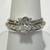 14kt White Gold Wedding Set with 1ct Oval Diamond 1 thumbnail