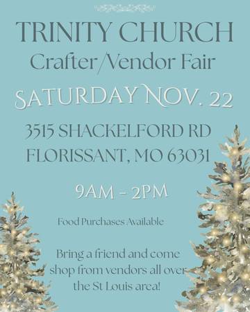 Craft & Vendor Fair - Nov 22 1
