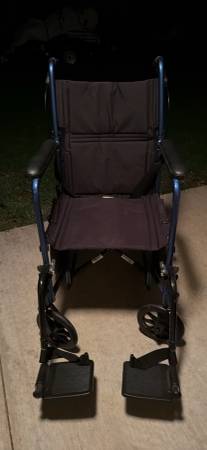 Karman Lightweight Aluminum Transport Chair / Companion Wheelchair 1