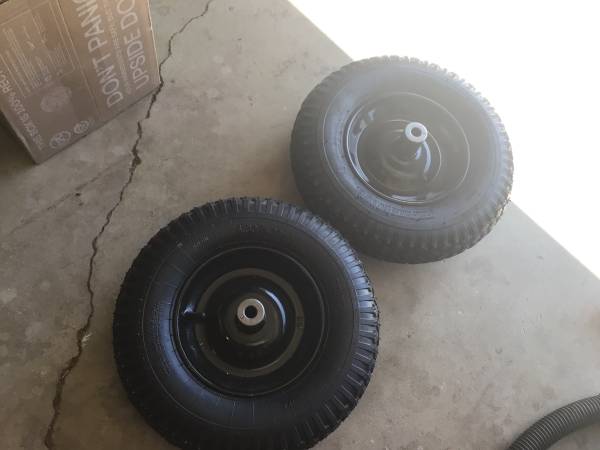 Wheelbarrow wheels new 1