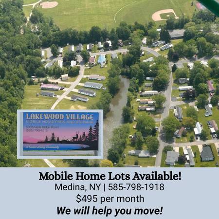 $495 Mobile Home Lot (LAND) at Lakewood Village (Medina) (Medina)64033290368771120