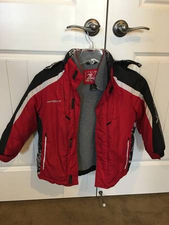 Boys Winter Jacket (red) Size 7/8 1