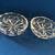 Vintage Crystal Coasters Trinket Jewelry Dishes 1 thumbnail